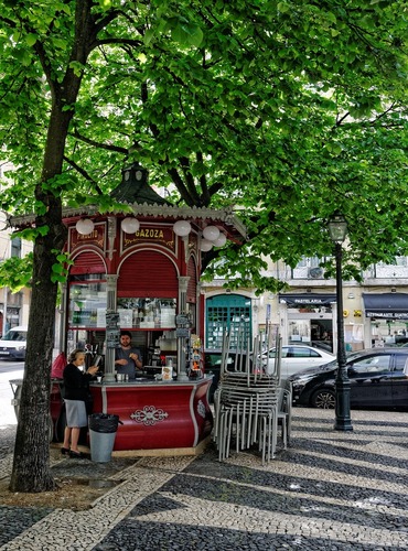 street kiosk lisbon